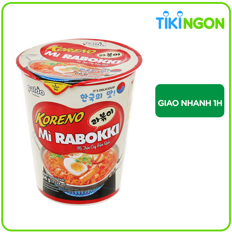 Mì Rabokki Koreno Trộn Cay Hàn Quốc 66g