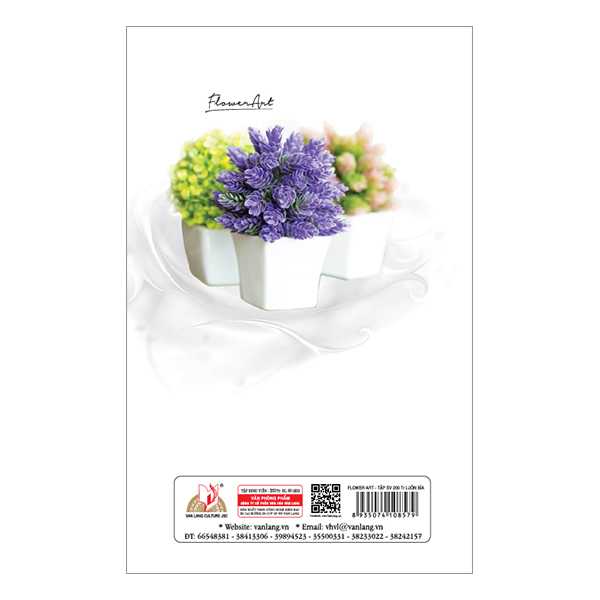 Lốc 5 Cuốn Tập 200 Trang SV ĐL 60 (KN) - Flower Art (Giao Mẫu Ngẫu Nhiên)