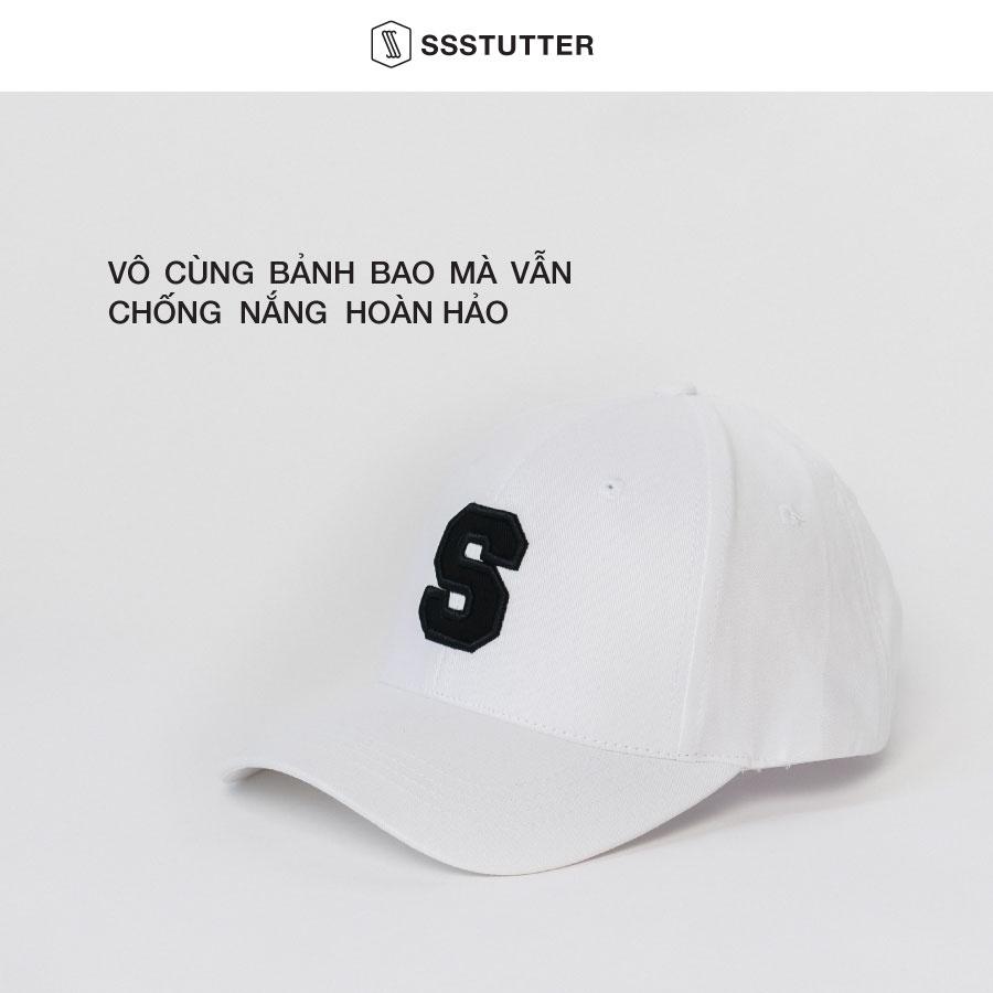 Mũ lưỡi trai Nam form cứng cáp SSStutter vải Kaki cao cấp bền màu 3 màu S Cap