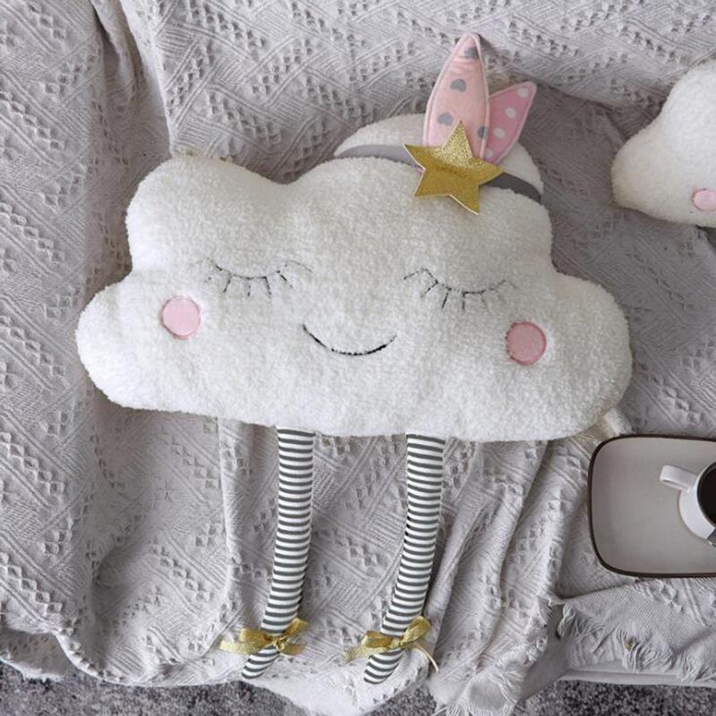 Trẻ em Đồ Chơi Sáng Tạo Dễ Thương Cloud Sang Trọng Gối Phòng Cho Bé Sự Thoải Mái Búp Bê Trang Trí Cửa Sổ Đệm Trẻ Em Quà Tặng Sinh Nhật
