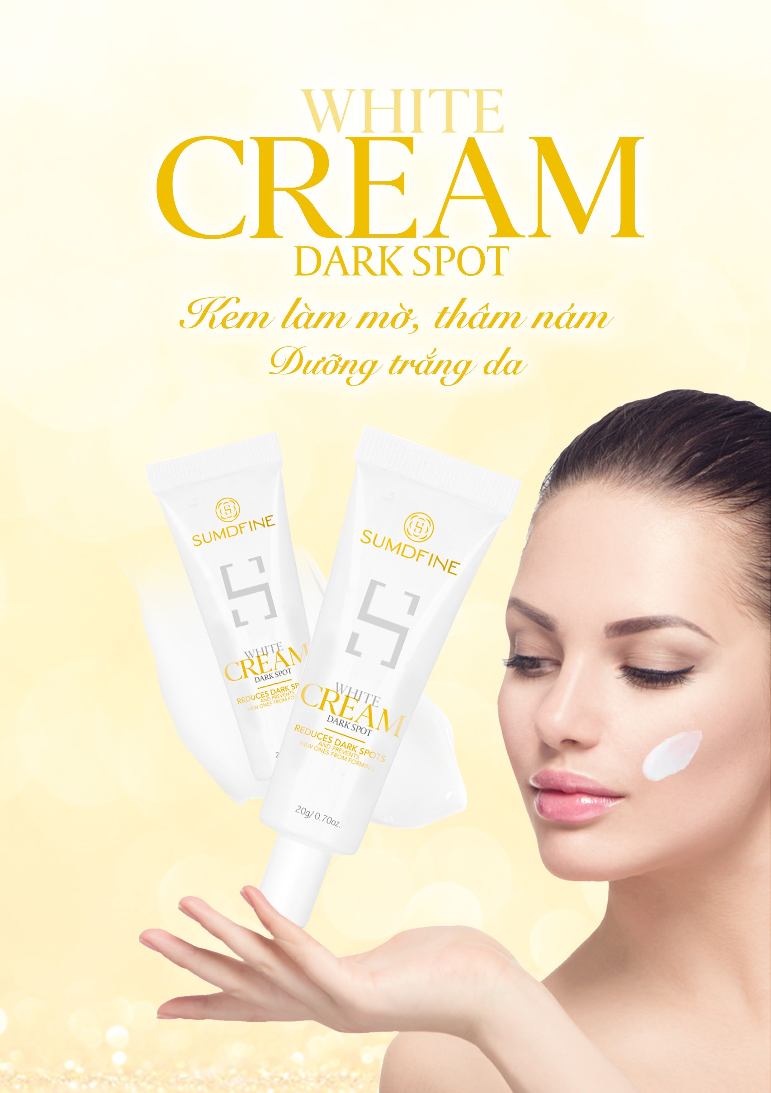 KEM MỜ NÁM TRẮNG DA SUMDFINE WHITE CREAM DARK SPOT