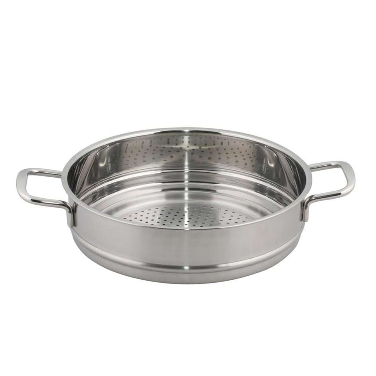 Bộ Nồi Xửng Hấp Inox 430 Bếp Từ 3 Đáy Nắp Kính Fivestar