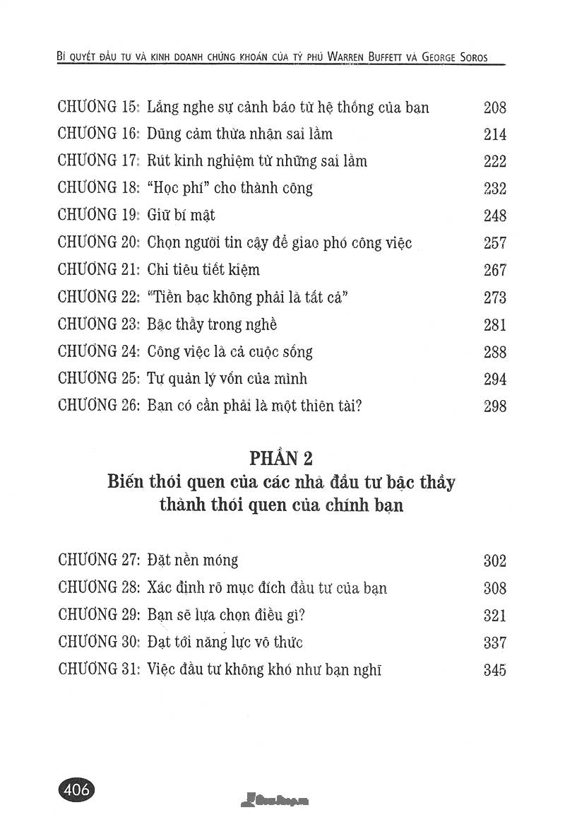 Bí Quyết Đầu Tư Và Kinh Doanh Chứng Khoán Của Tỷ Phú Warren Buffett Và George Soros _FN
