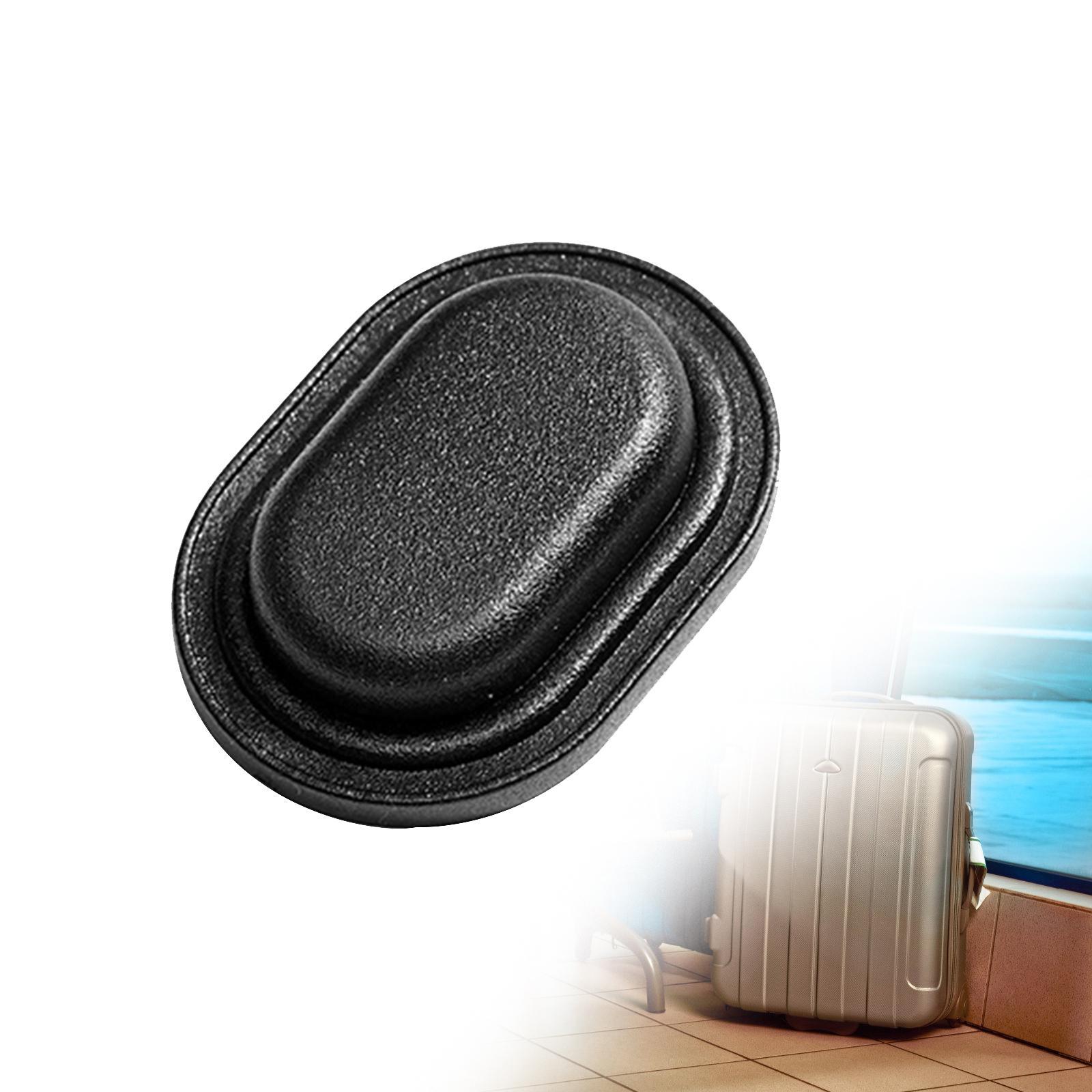 Luggage Stud Feet Baggage Stud Foot Pad Suitcase Feet Pad Replacement Wear Resistant Luggage Bracket Side Feet for DIY Craft Accessory Black