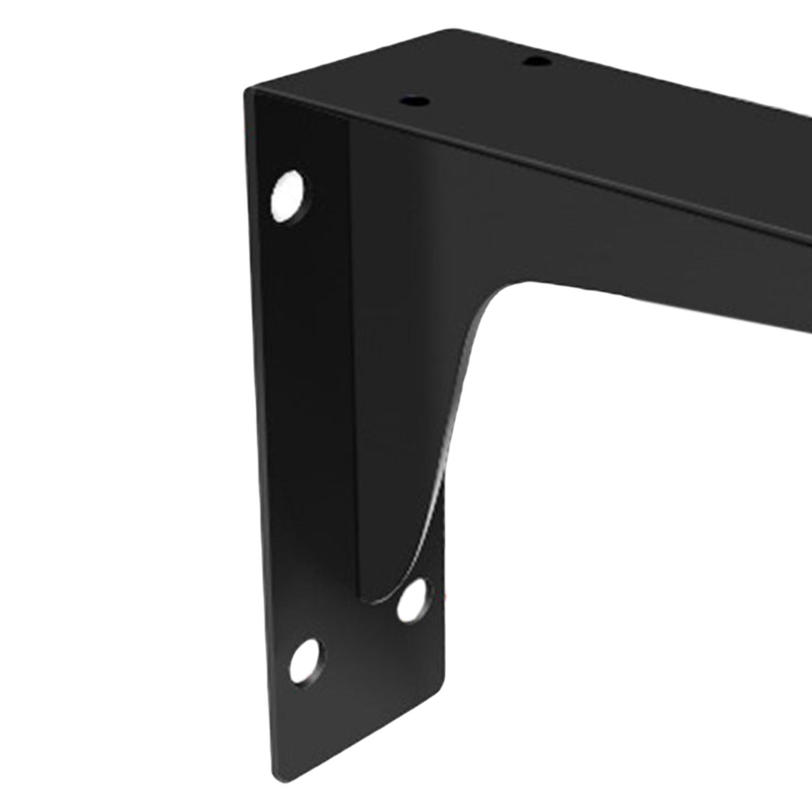 Thickened Shelf Bracket, 90 Degree Metal Tripod Wall Mount with Screws Strong Load Bearing Triangle Bracket for Work Furniture