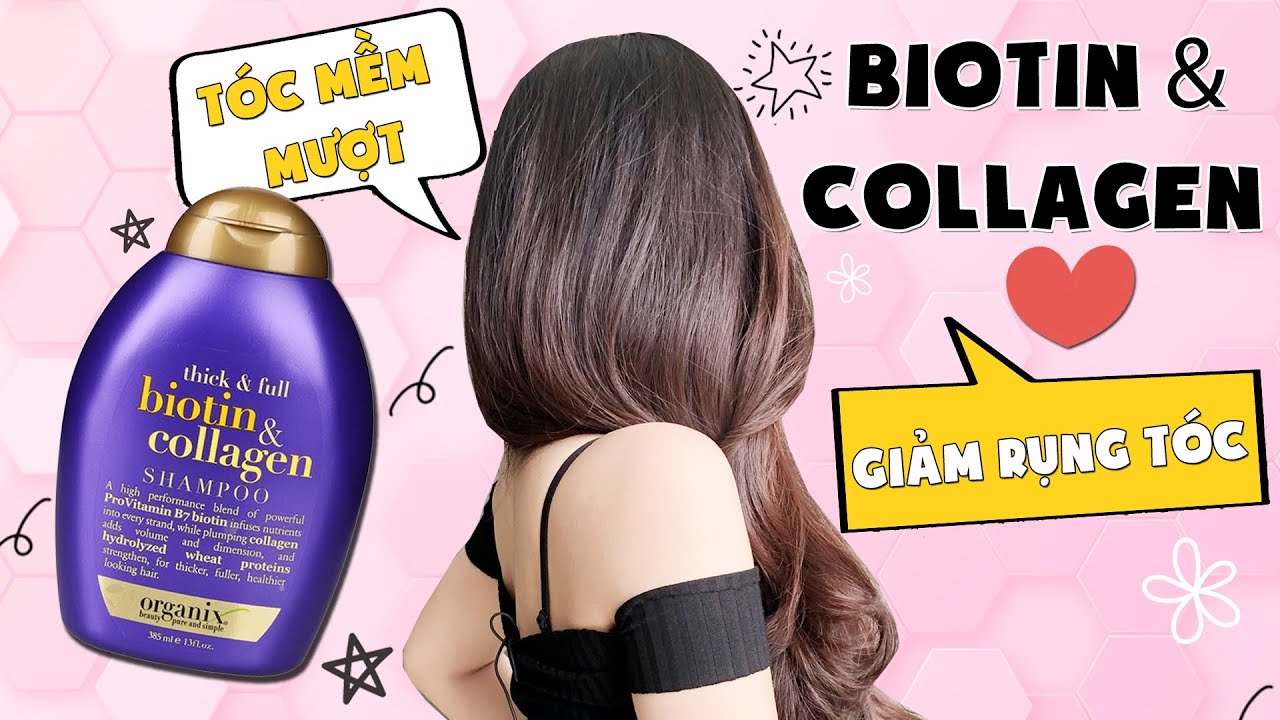 Combo 2 Chai Dầu Gội Và Xả Ngăn Ngừa Rụng Tóc O.g.X Biotin &amp; Collagen 385ml - USA