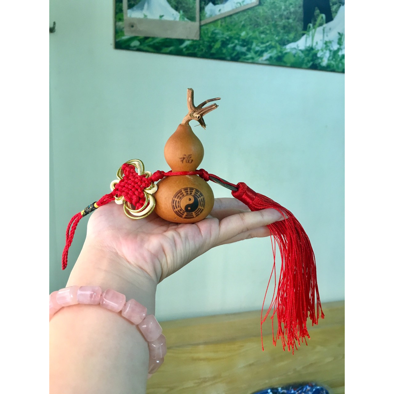 Dây treo hồ lô mini quả thật nguyên cuống