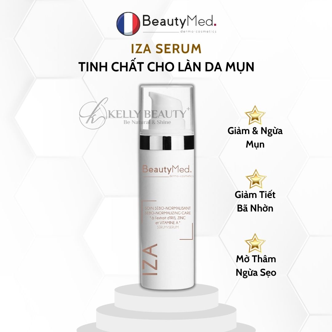 BeautyMed IZA Serum - Tinh Chất Giảm và Ngăn Ngừa Mụn | Kelly Beauty