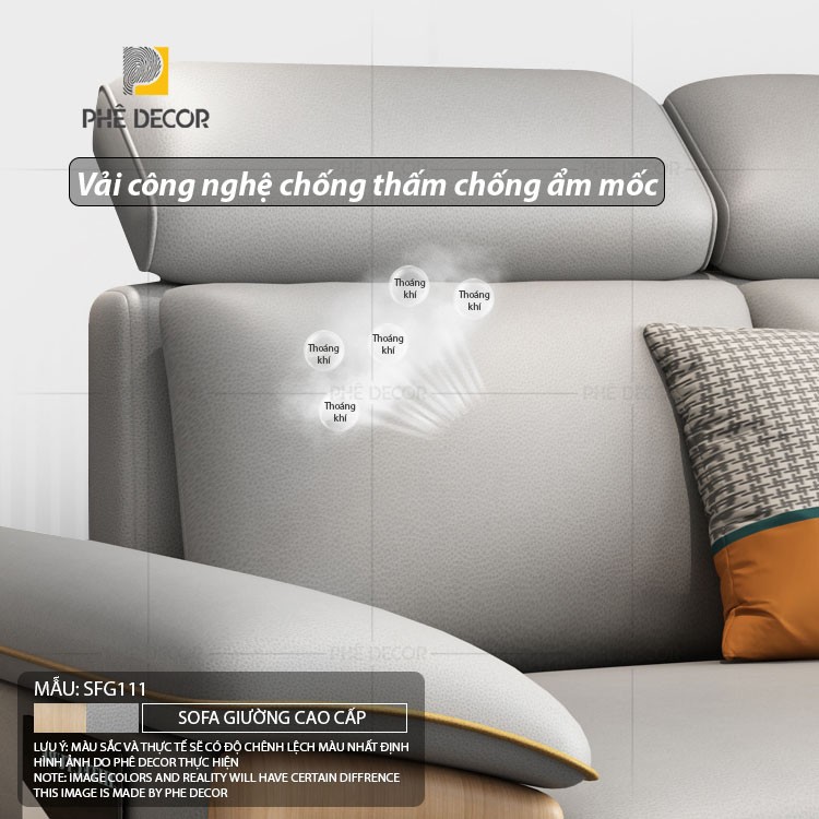 SOFA GIƯỜNG CAO CẤP - SFG111 - 1m4