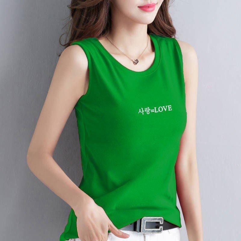 Áo thun 3 lỗ nữ sát nách LOVE - Vải Cotton 4 Chiều Co Giãn Tốt Phong Cách Hàn Quốc 2023 SALLY BOUTIQUE-SN129