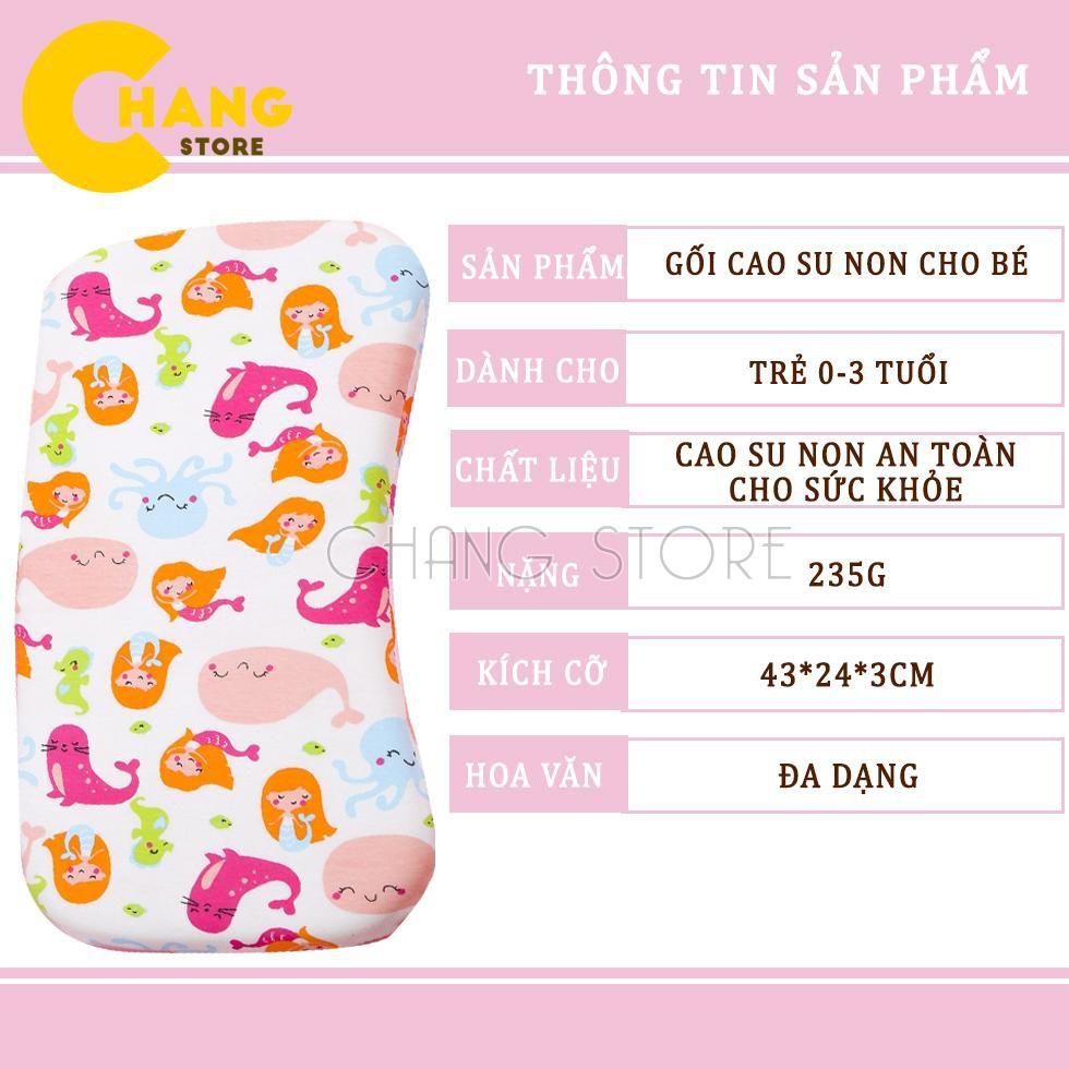 Gối Cao Su Non Cho Em Bé - Mềm Mại Cao Cấp