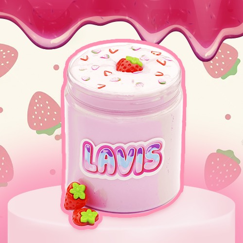 STRAWBERRY SLIME - BST Trái Cây. Đã Được Chứng Nhận Hợp Quy An Toàn Cho Trẻ Em