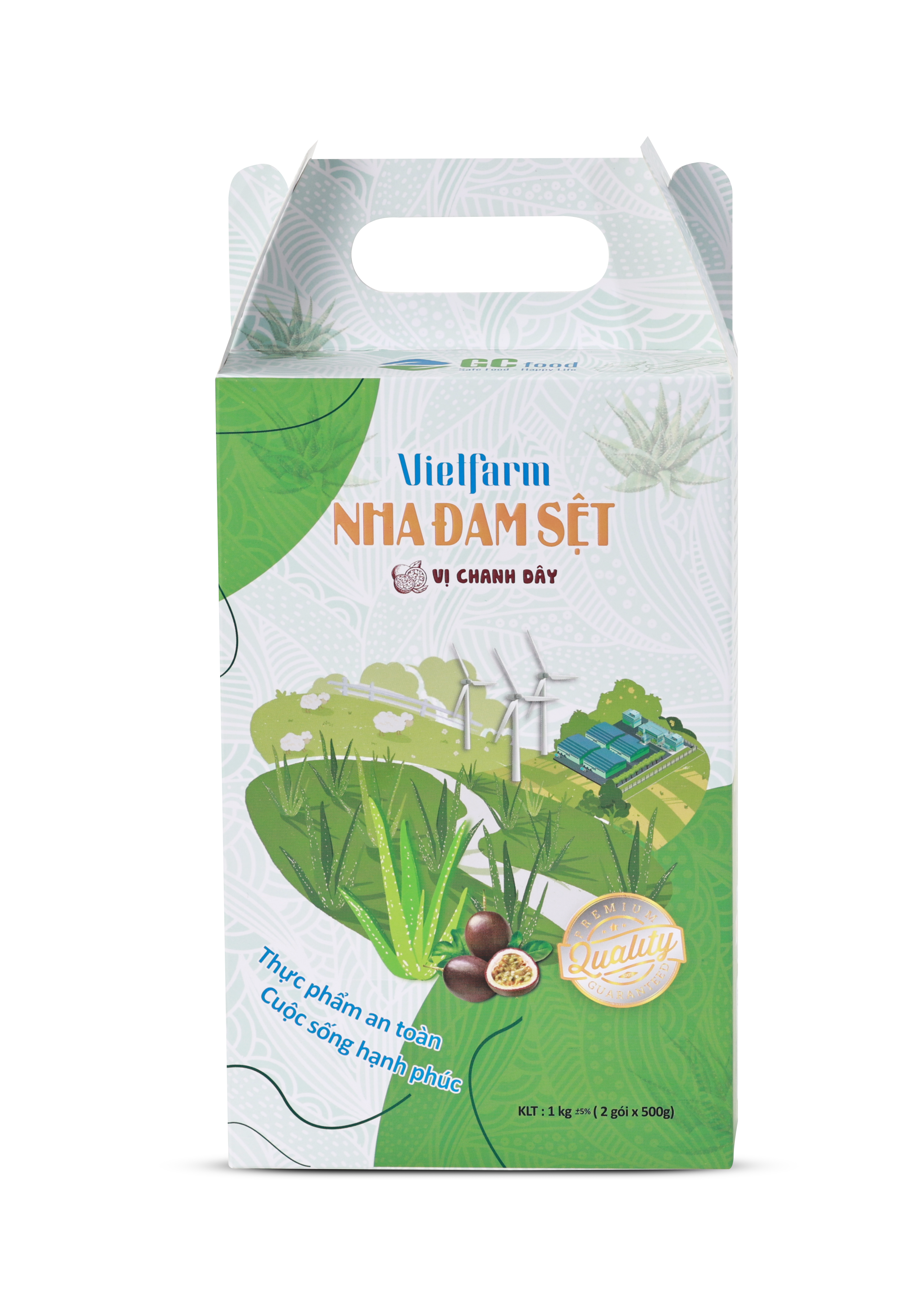 Nha đam sệt vị chanh dây hộp 1kg