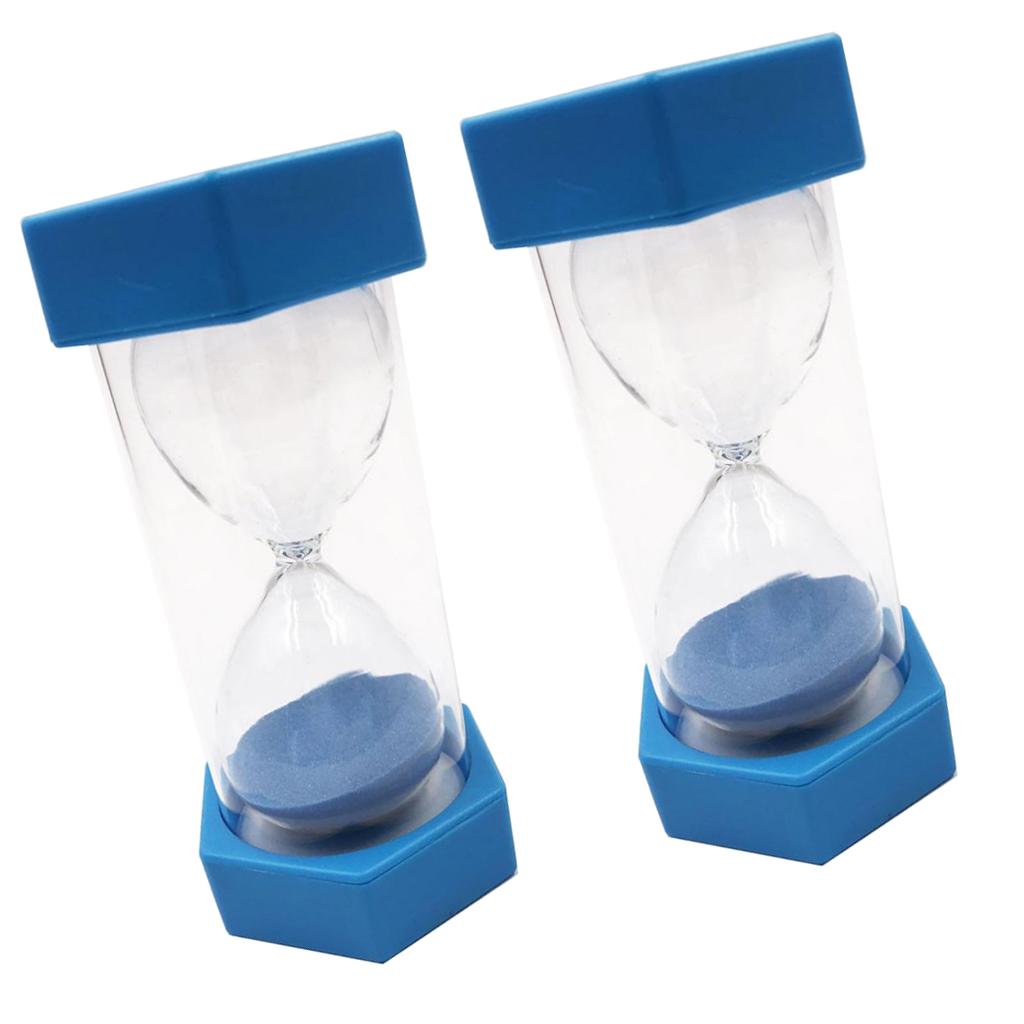 Six Angles Sand Timer Colorful Hourglass Sandglass Timer Sand Clock Timer for Games Classroom Home Office