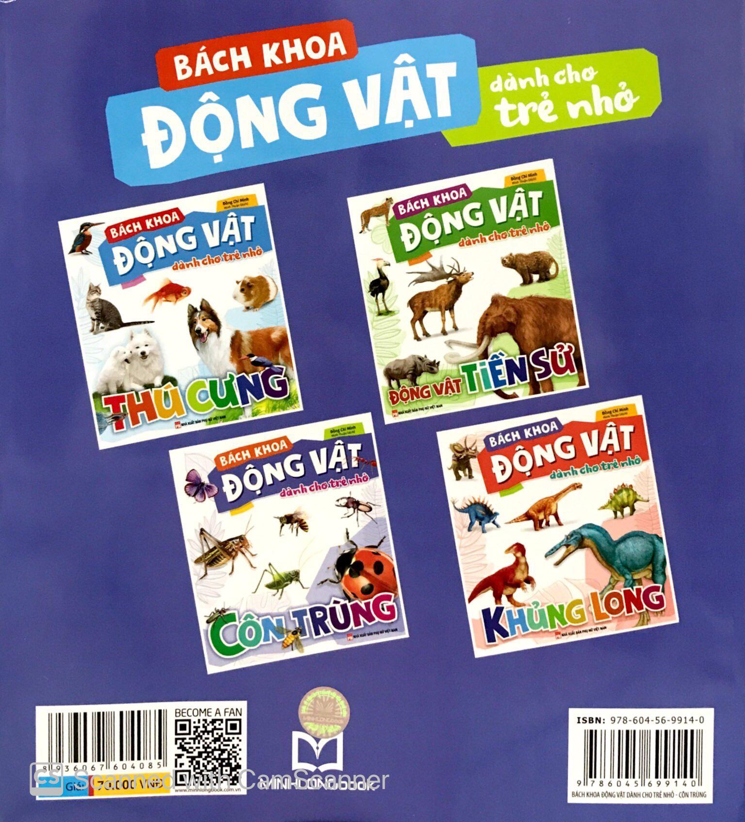 Bách Khoa Động Vật Dành Cho Trẻ Nhỏ - Côn Trùng