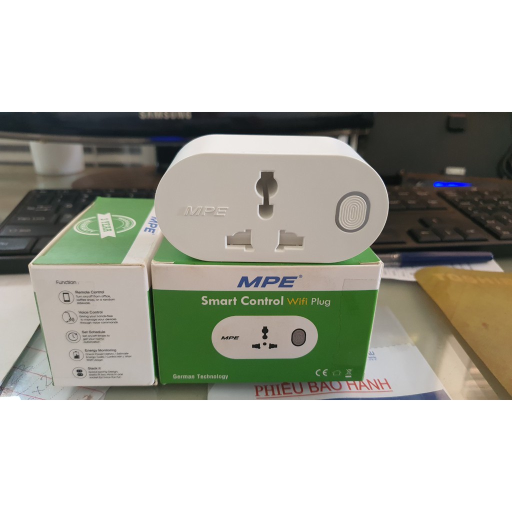 Ổ cắm thông minh MPE Smart Wifi SWP16-3