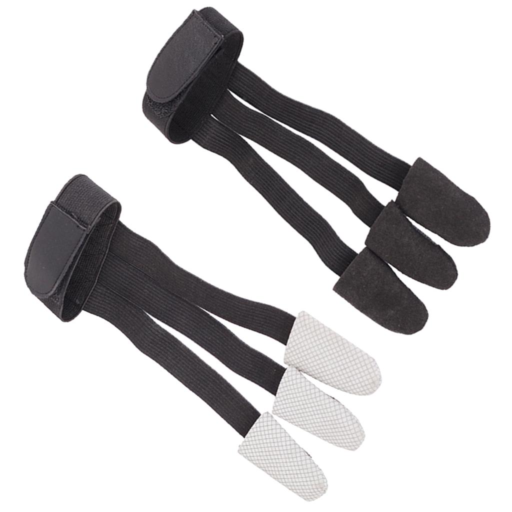 3 Finger Archery Protector Tab Guard Glove for Tradition Bow Hunting