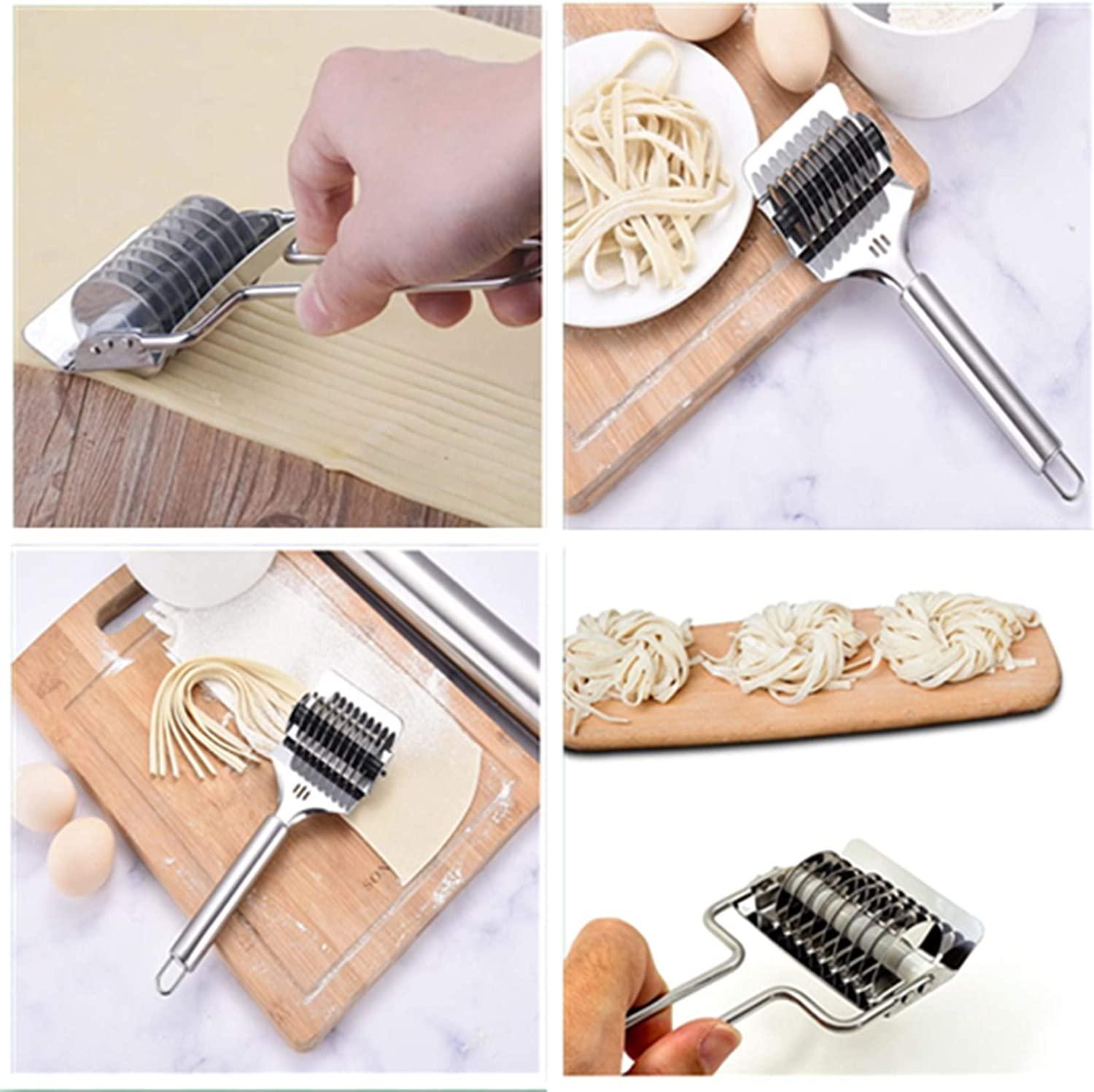 Con lăn cắt mì, tay cầm bằng thép không gỉ thoải mái chống trượt cao