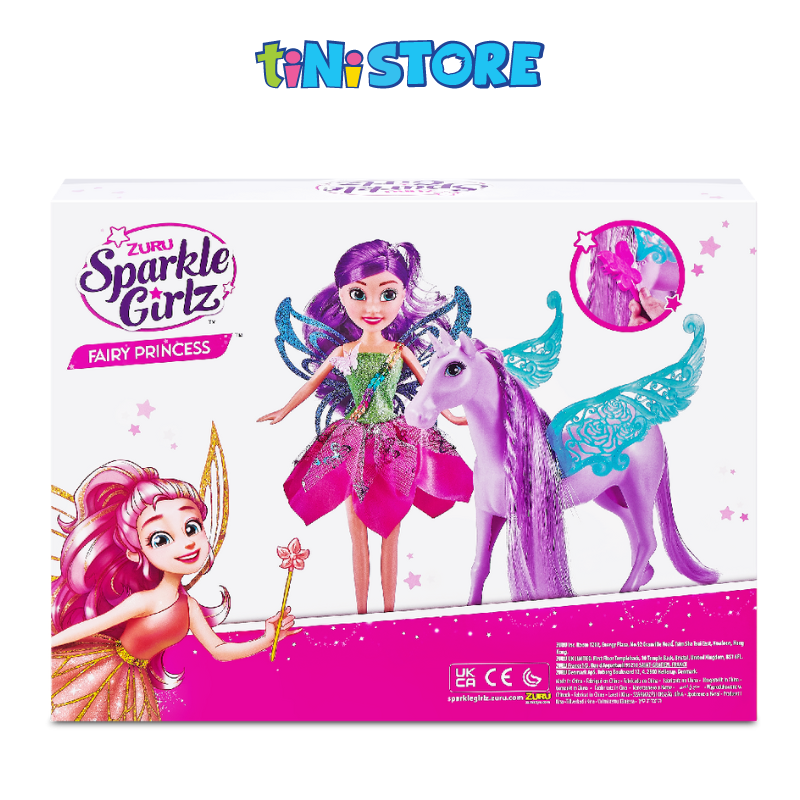 Bộ đồ chơi búp bê tiên bướm và kỳ lân Sparkle Girlz