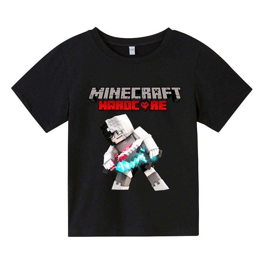 Áo thun trẻ em minecraft 3 Có size người lớn, King Cotton