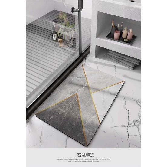 Thảm chân phòng tắm silicon Thấm nước trong 2 giây