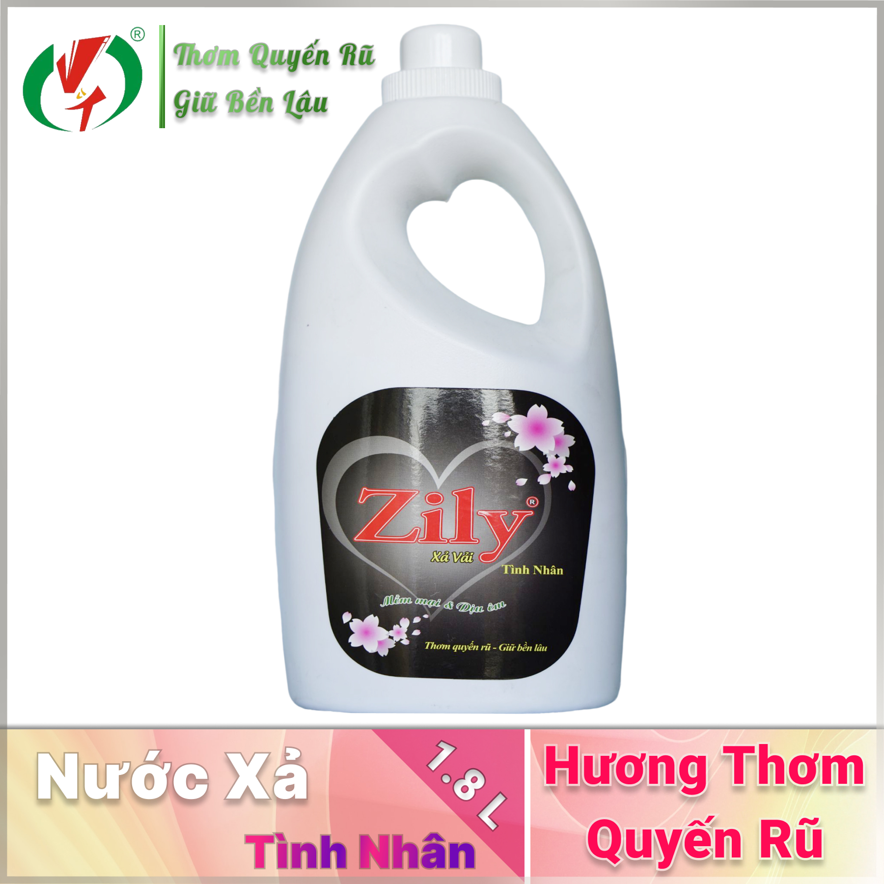 Nước Xả Vải Zily - 1.8 Lít (6 Chai/thùng)