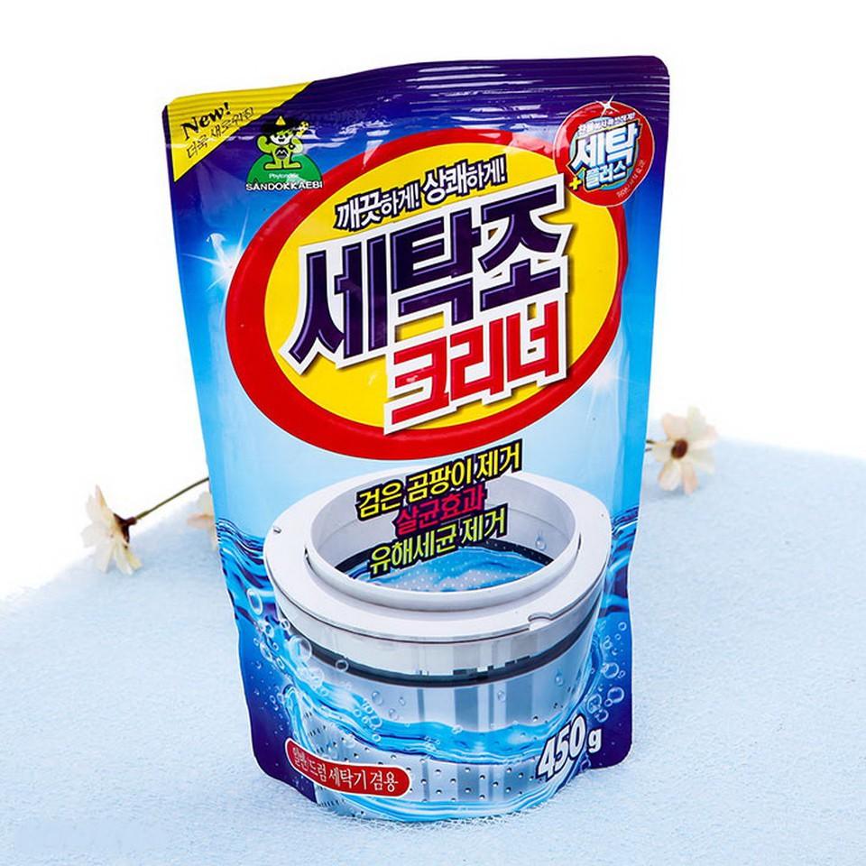 Bột tẩy lồng máy giặt Hàn Quốc Sandokkaebi 450g