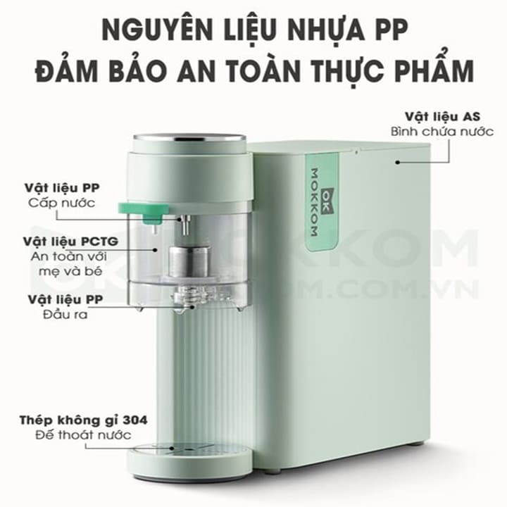 Máy pha trà tự động, thương hiệu cao cấp Mokkom MK-371 -Hàng chính hãng