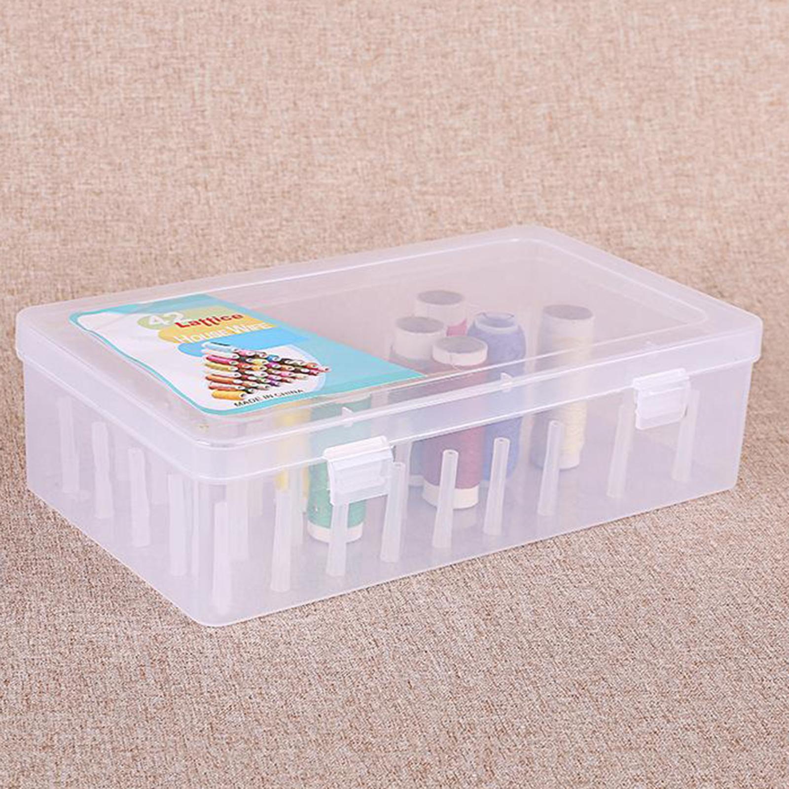 2pcs Embroidery Floss Thread Storage Organizer Box Sewing Thread Bobbins Holder