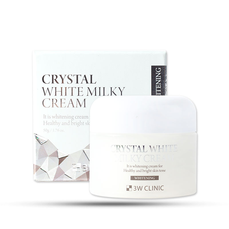 Kem Dưỡng Trắng 3W Clinic Crystal White Milky Cream 50g