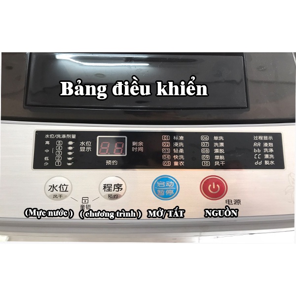 Máy giặt mini  3,5kg Tự động 100%, giặt, vắt, sấy - Có thể giặt áo khoác lông mùa đông cỡ lớn