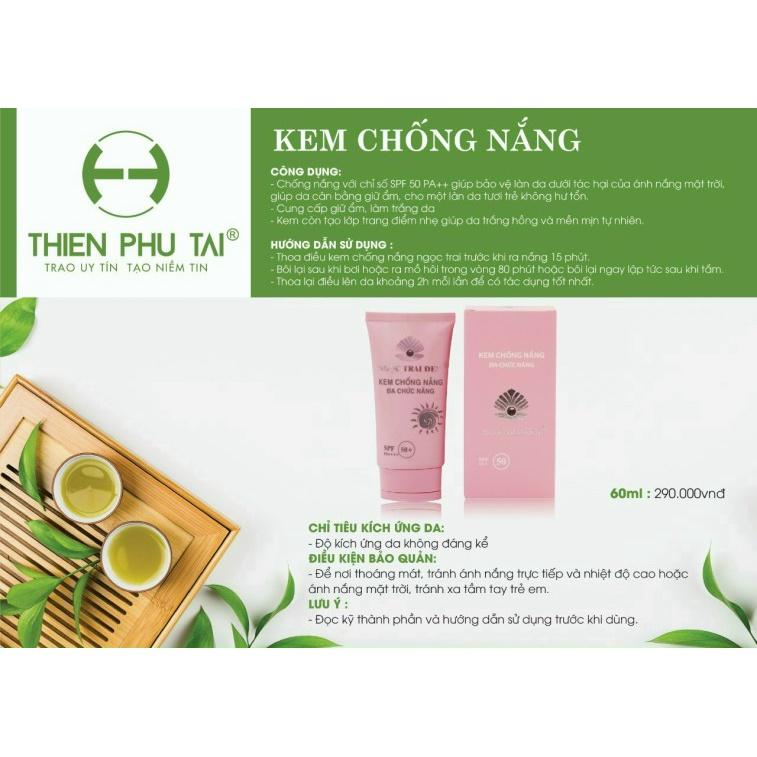 Kem Chống Nắng Đa Chức Năng Ngọc Trai Đen 70ml SPF50 PA++