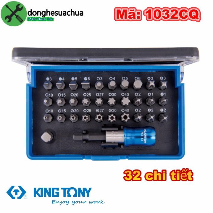 Bộ mũi vít KINGTONY 1032CQ 32 món