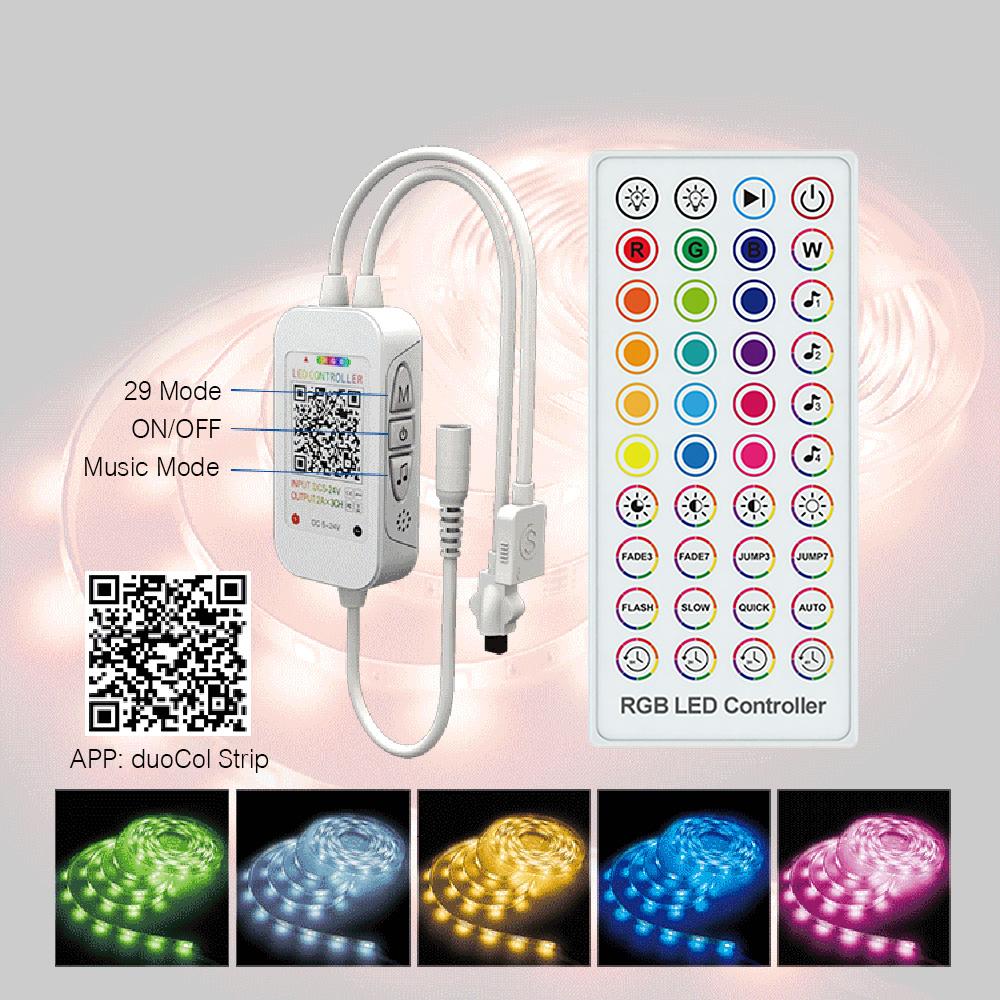 Đèn LED dải thông minh có thể đổi màu và điều khiển từ xa