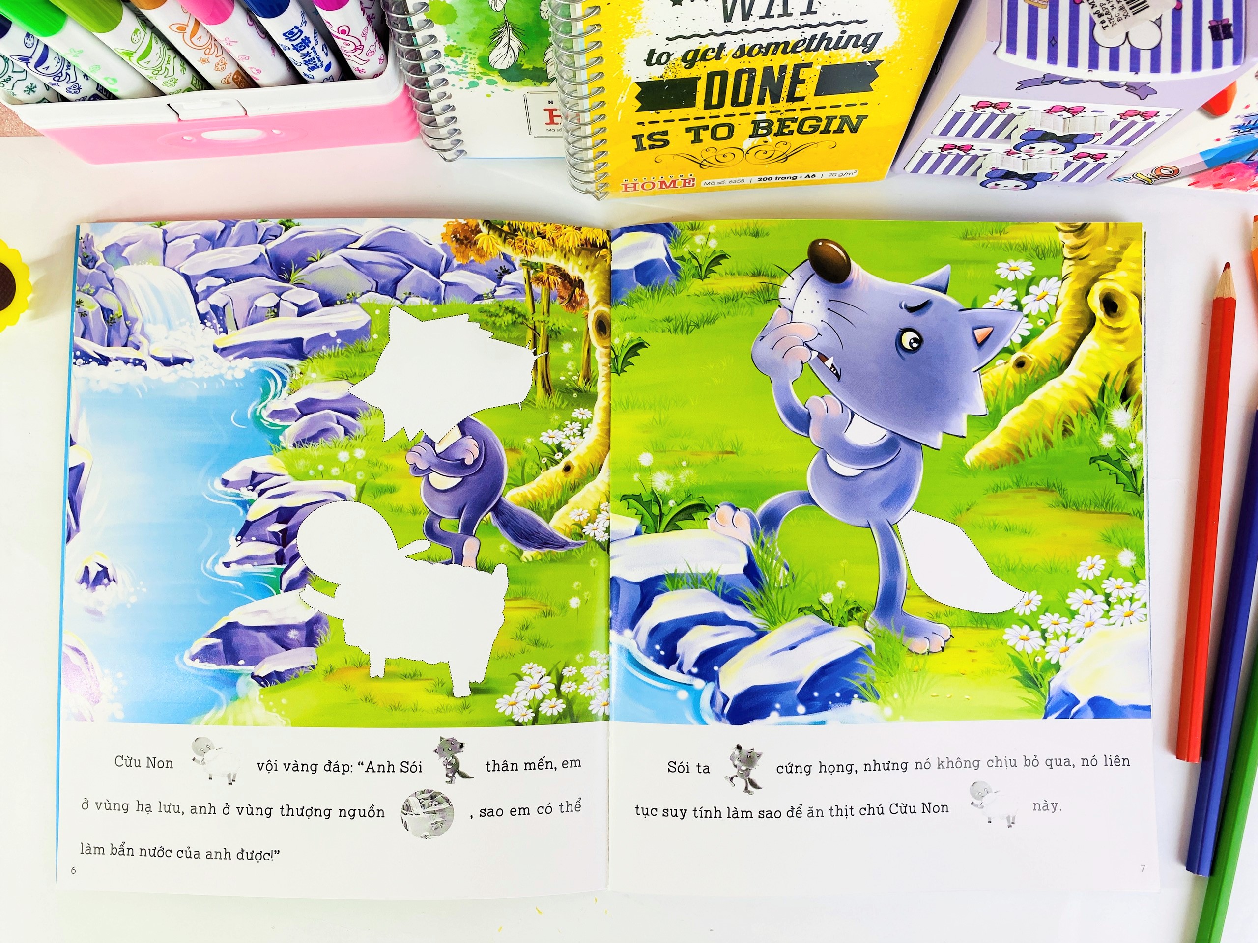 Sách - Combo 8 Cuốn Truyện Cổ Tích Kinh Điển Stickers - Ndbooks