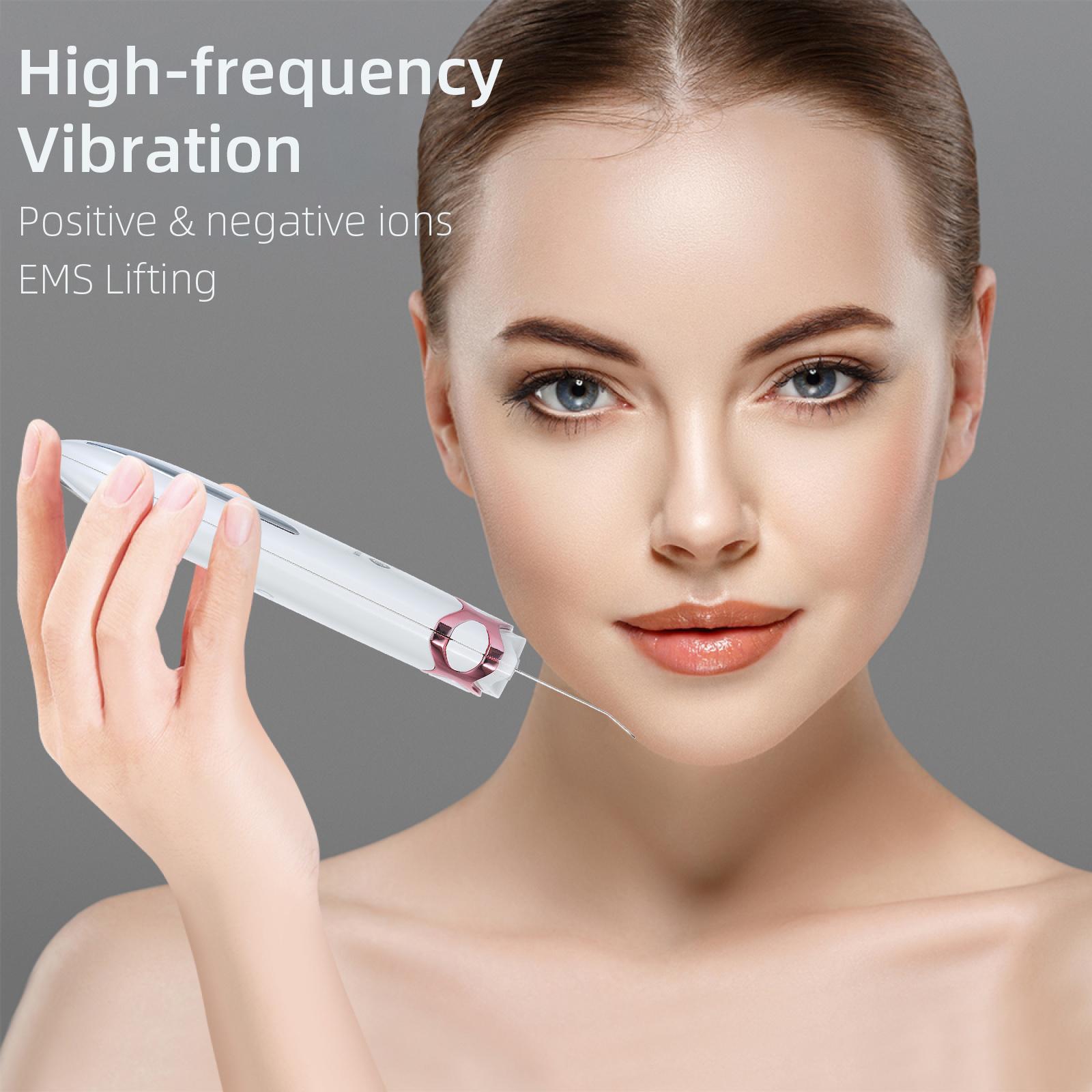 Máy điện di massage mặt, loại bỏ tế bào chêt, nâng cơ mặt,có 3 chế độ, chạy bằng điện