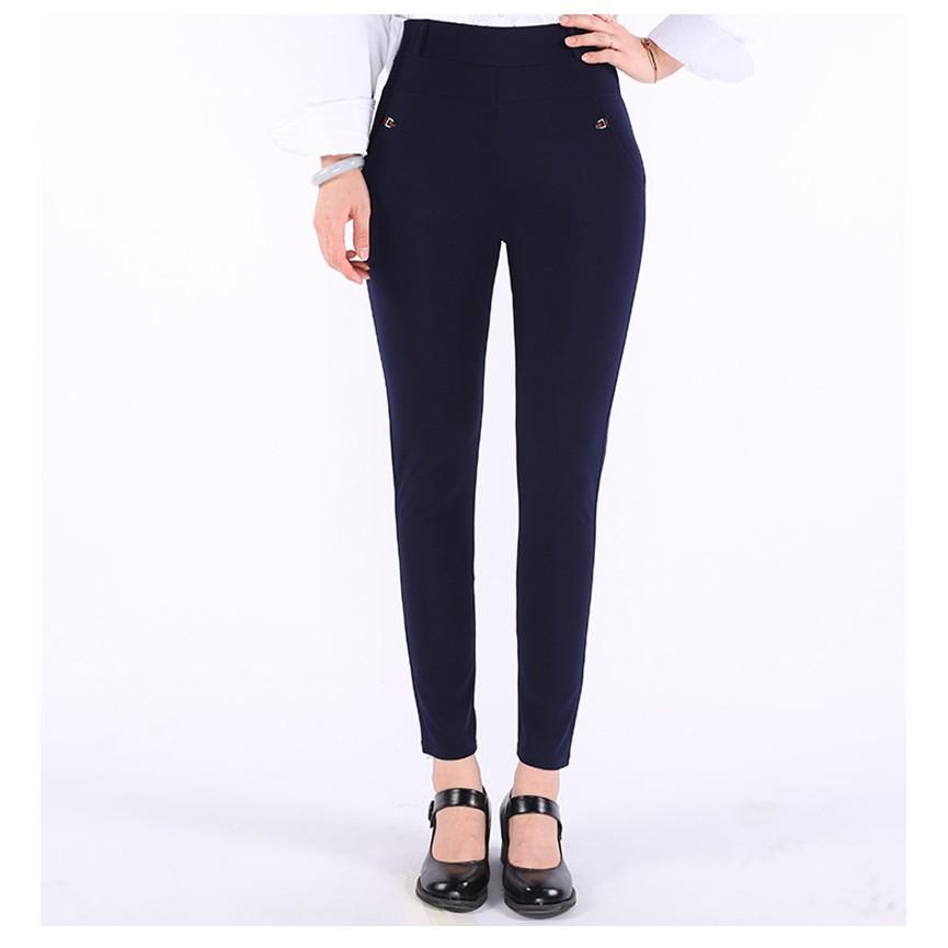 Quần tây thun umi bigsize chất co dãn size từ màu đen