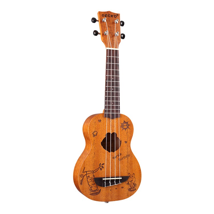 Đàn Ukulele Soprano Gecko U21M Gỗ Mahogany Size 21 Inch