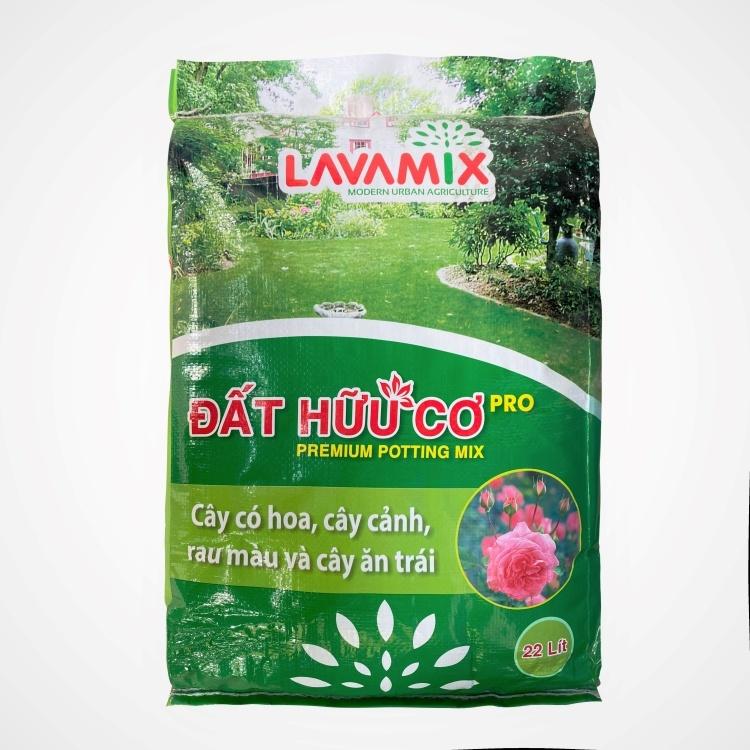 ĐẤT HỮU CƠ CAO CẤP PRO LAVAMIX BAO 22dm3 CHUYÊN TRỒNG RAU, CÂY KIỂNG