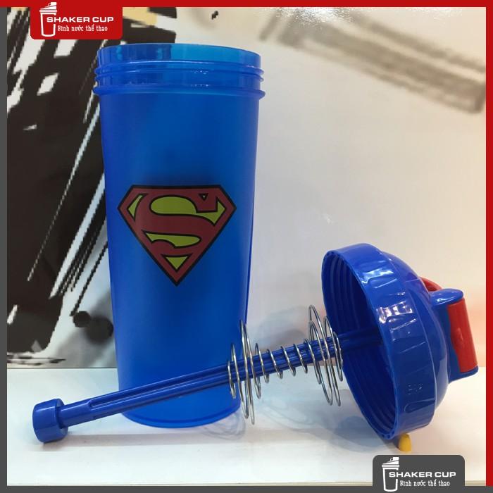 Bình nước bình lắc thể thao Super Hero Shake Bottle