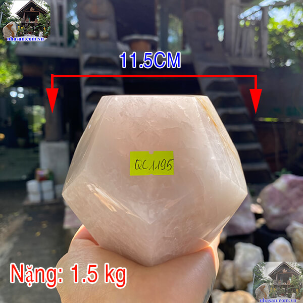 Cách sử dụng đá 12 mặt để mang lại hiệu quả NHA SAN QC1195 - 1.5 Kg (ĐK: 11.5cm)