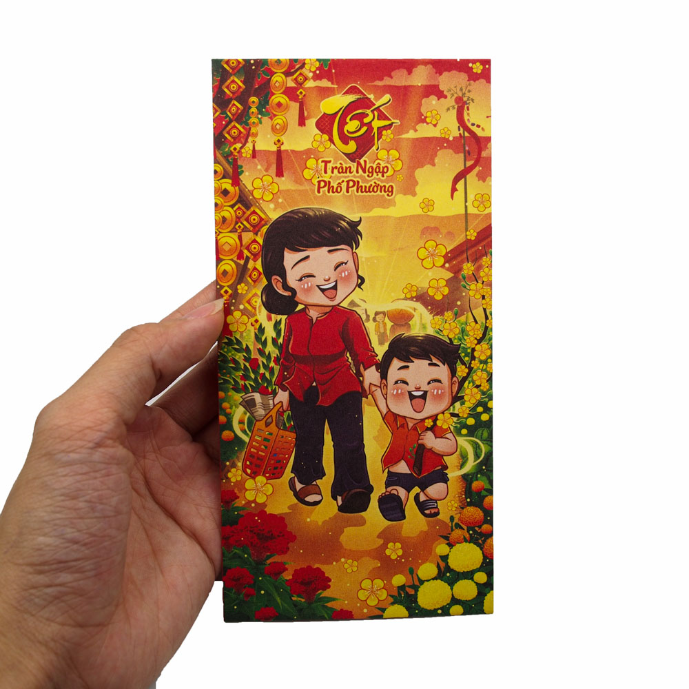 Gia đình hạnh phúc - Set 6 bao lì xì