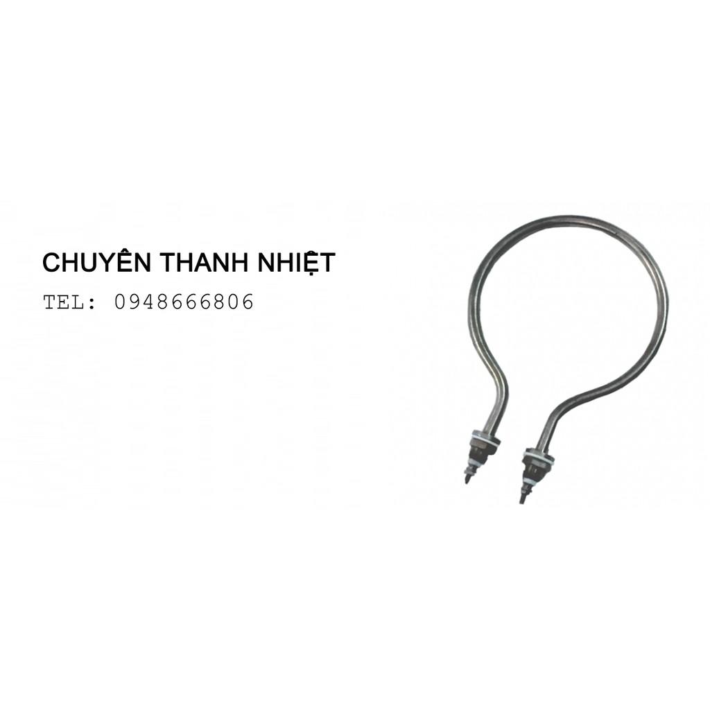 Điện trở đun nước tròn 50cm, công suất 6KW, 7KW, 8KW điện áp 380V