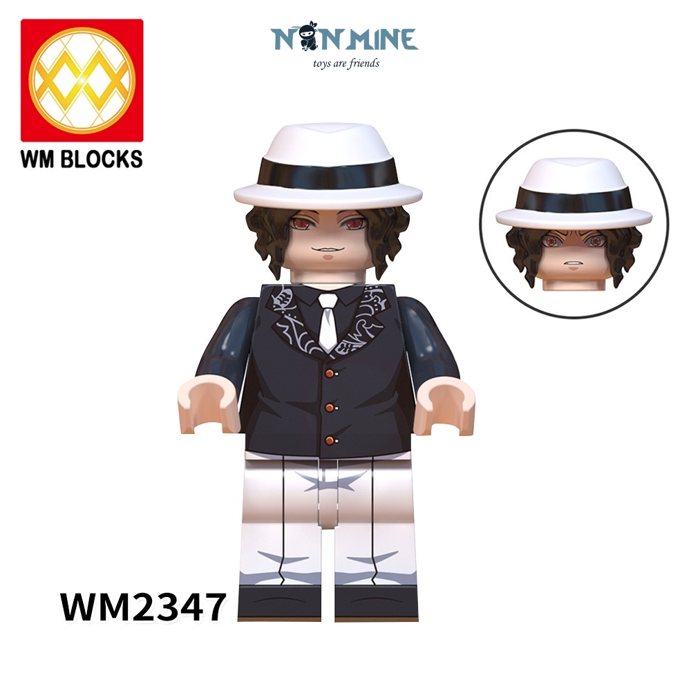 Minifigure Demon Slayer Mô hình Lắp Ráp Kimetsu No Yaiba WM6138 Thanh Diệt Quỷ Anime