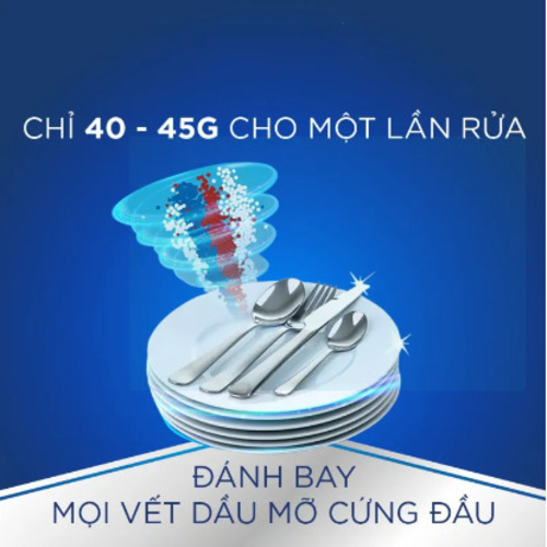 Muối rửa chén bát FIT Classic túi 1.2kg, Muối rửa chén chuyên dùng cho máy rửa bát sạch bóng hoàn hảo, bảo vệ chuyên sâu