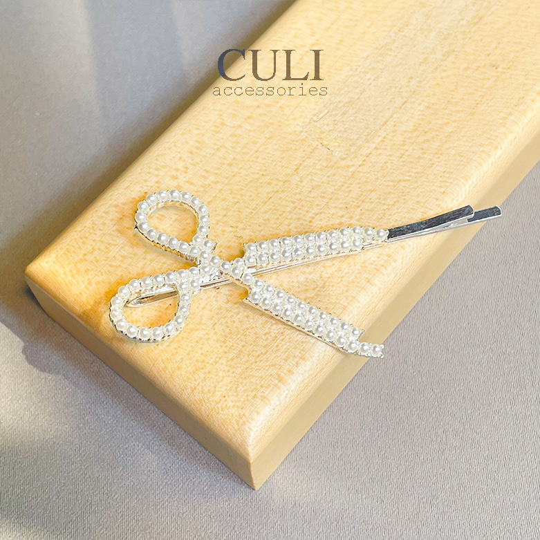 Kẹp tóc mini, Kẹp tóc mái đính đá, hạt trai nhân tạo. kiểu so cute - style Hàn Quốc Culi.accessories