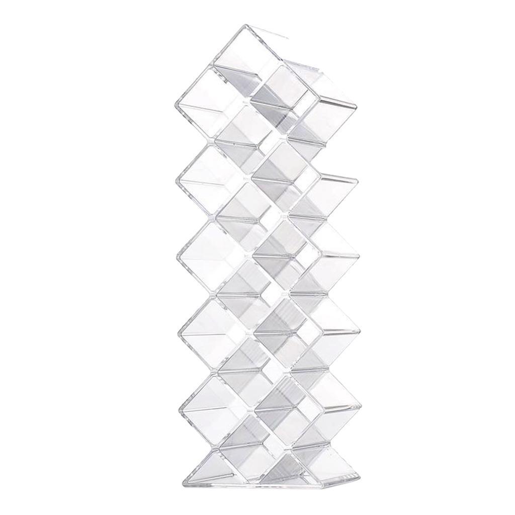 24 Grids Lipstick Nail  Holder Display Clear Acrylic Makeup Organizer