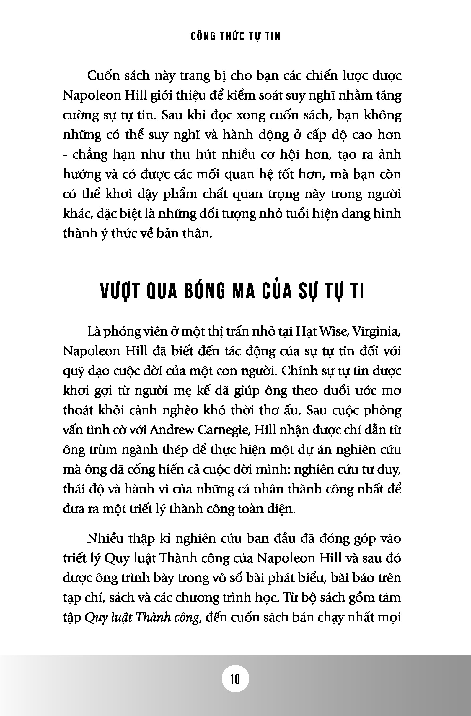 Công Thức Tự Tin Để Vươn Tới Sự Tự Lập Và Thành Công - Napoleon Hill