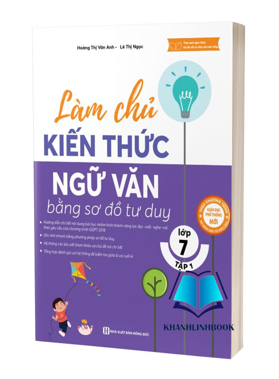 Sách - Làm Chủ Kiến Thức Ngữ Văn Bằng Sơ Đồ Tư Duy Lớp 7 - Tập 1