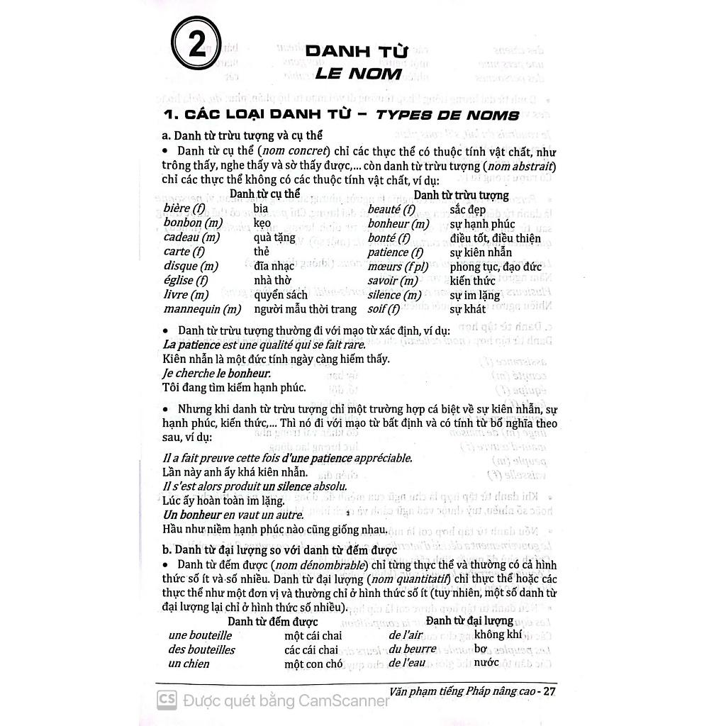 Văn phạm Tiếng Pháp nâng cao (HA)